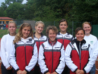 Franziska Struck, Bianca Dietrich, Martine Jedan, Judith Kampa, Anna-Lisa Mehler, Nadja Wachenfeld, Maren Stber; es fehlen: Katharina Lotz-Schmitt, Bea Bein, Laura Teufel